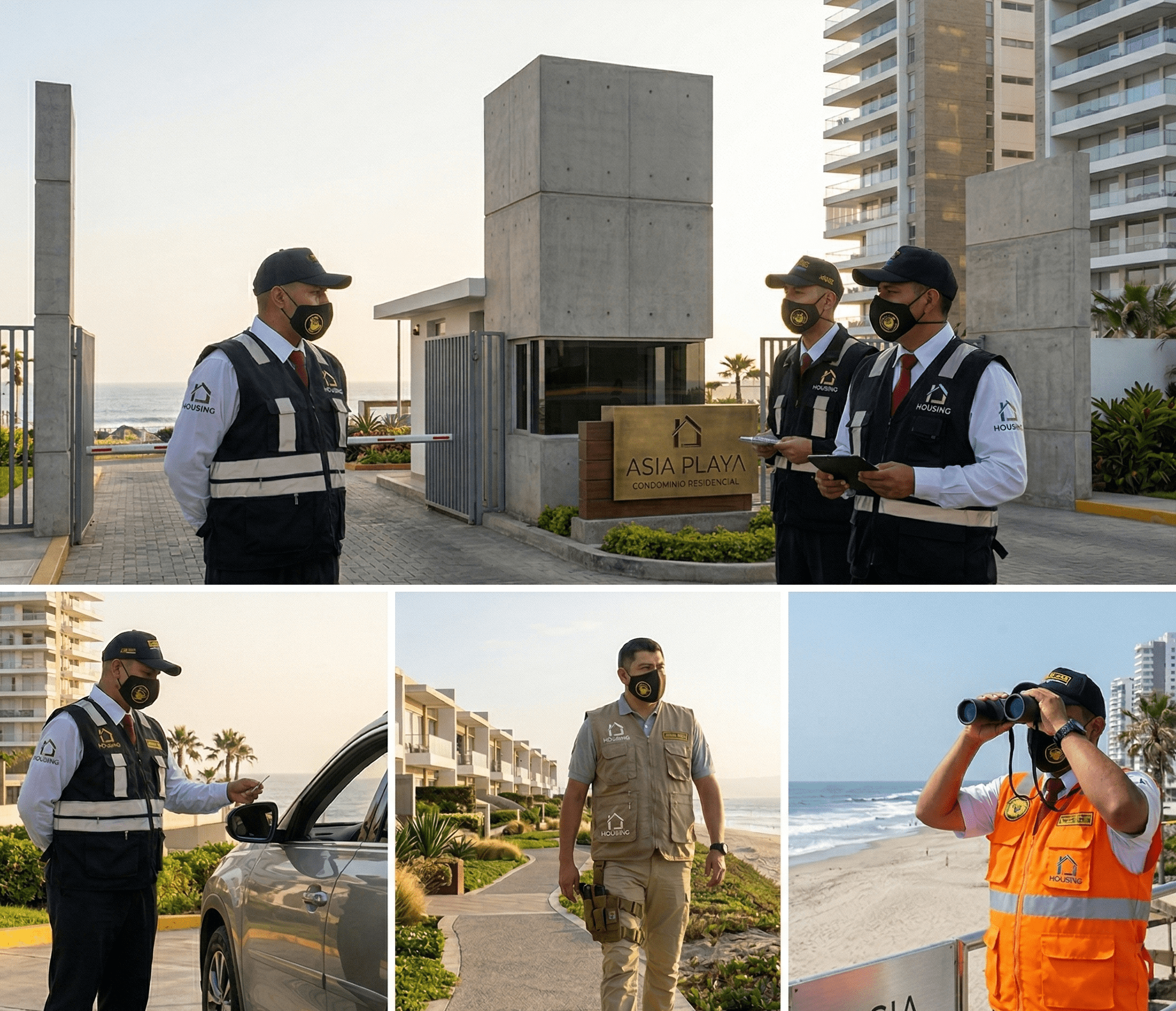 Personal de seguridad Housing SAC en edificio Lima