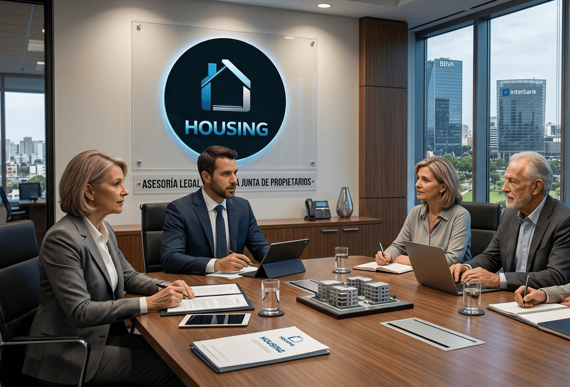 Asesoría legal Housing SAC a la junta de propietarios