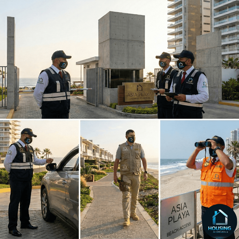 Personal de seguridad Housing SAC en Asia Playa Condominio Residencial